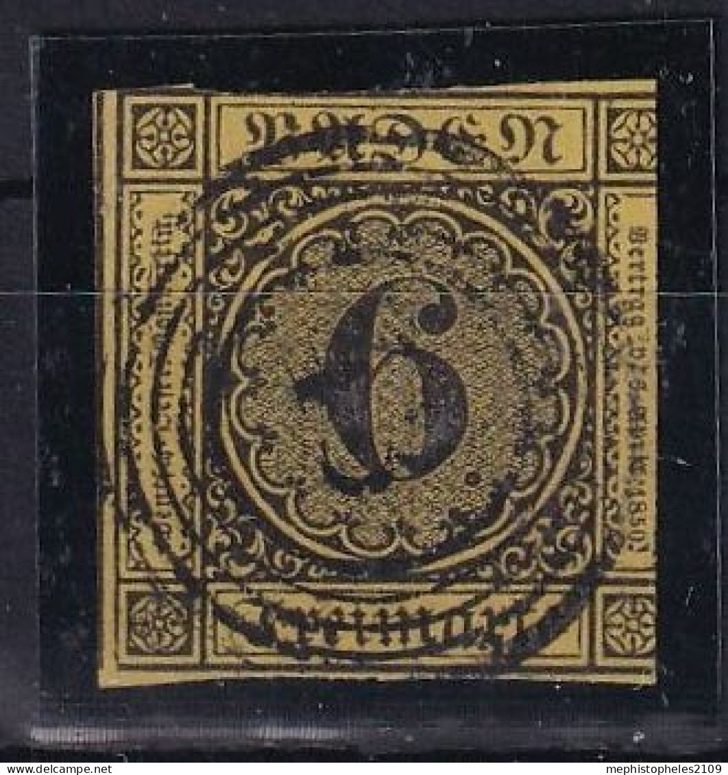 BADEN 1853 - Canceled - Mi 7 - Other & Unclassified