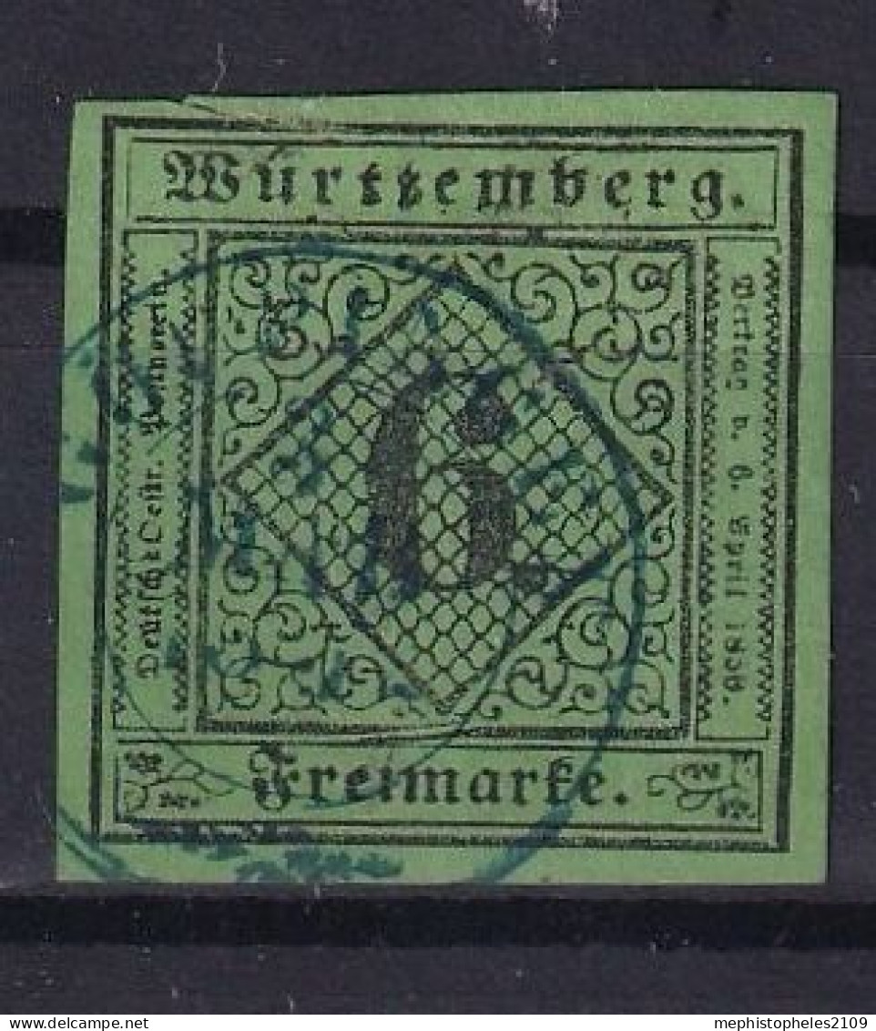 WÜRTTEMBERG 1851 - Canceled - Mi 3 - Other & Unclassified