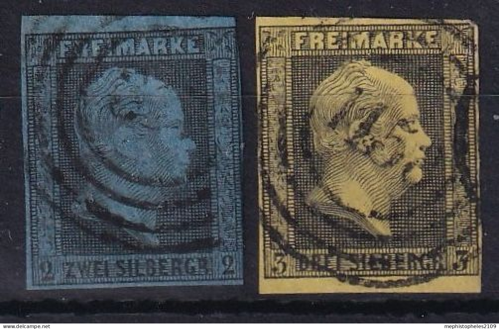 PREUSSEN 1850 - Canceled - Mi 3, 4 - Altri & Non Classificati