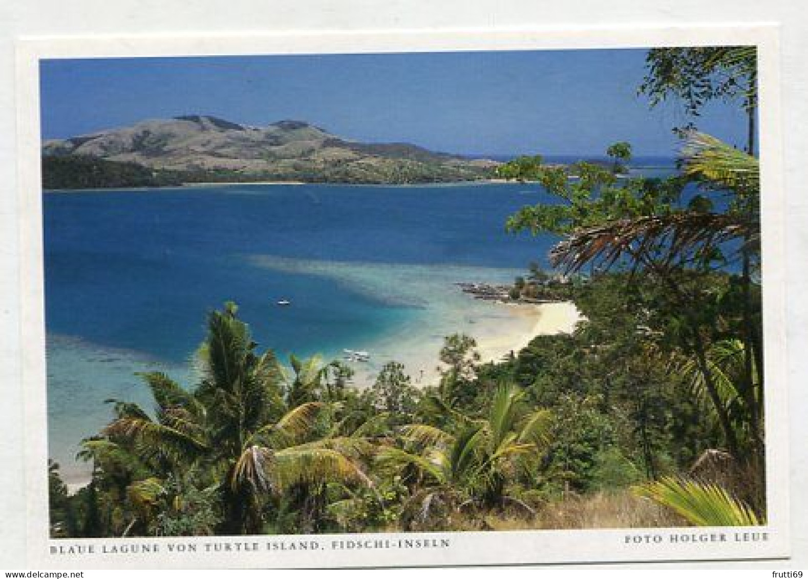 AK 211476 FIJI - Blaue Lagune Von Turtle Island - Fidji