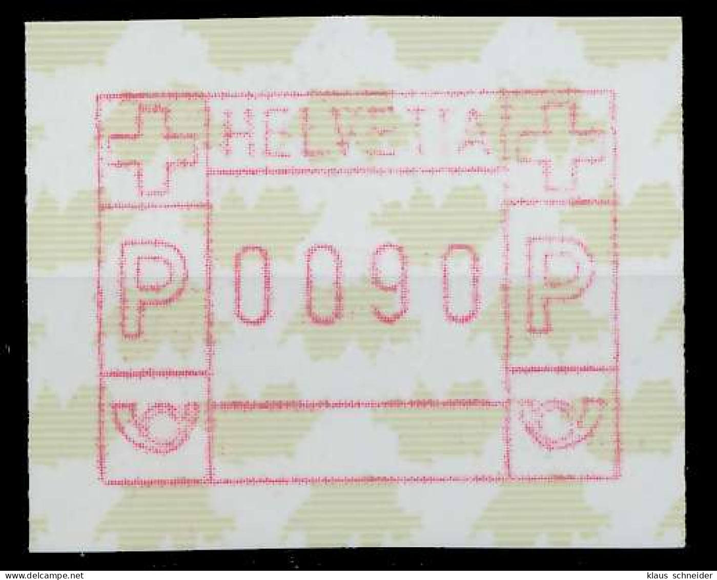 SCHWEIZ AUTOMATENMARKEN A5 Nr 5xd Postfrisch X64BF1A - Automatic Stamps