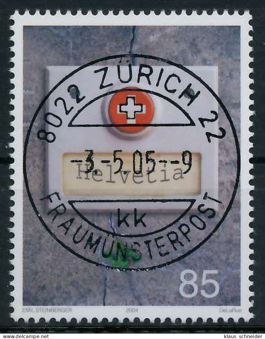 SCHWEIZ 2004 Nr 1878 Zentrisch Gestempelt X64C2E2 - Oblitérés