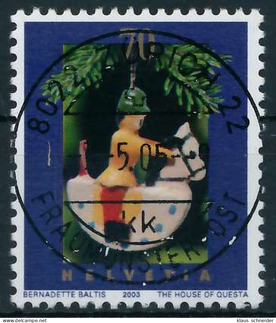 SCHWEIZ 2003 Nr 1857 Zentrisch Gestempelt X64C336 - Used Stamps