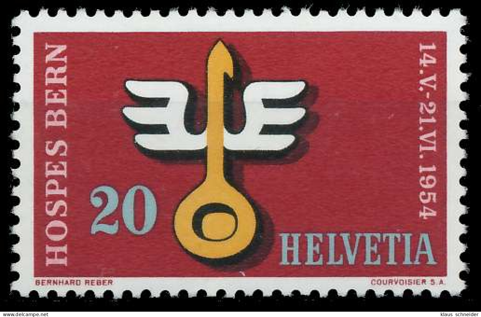 SCHWEIZ 1954 Nr 594 Postfrisch X6792C6 - Nuevos