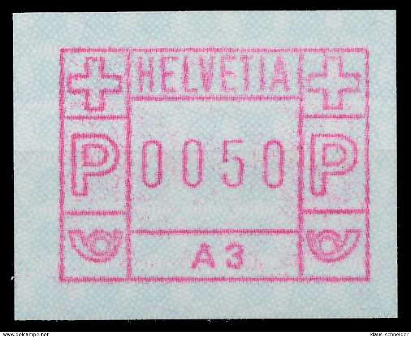 SCHWEIZ AUTOMATENMARKEN A1 Nr 1A3 Postfrisch X679412 - Francobolli Da Distributore