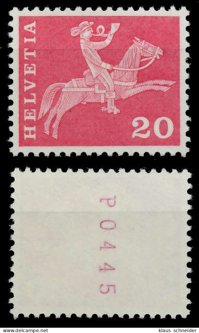 SCHWEIZ ROLLENMARKEN Nr 699yR L-P Postfrisch X6794FA - Rouleaux