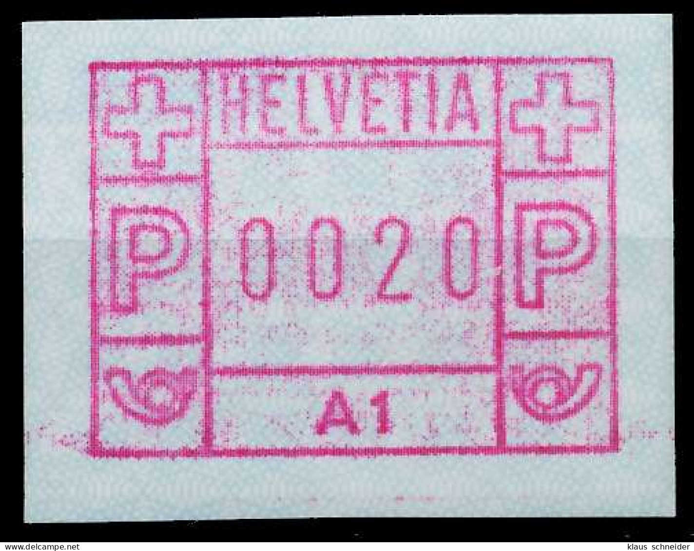 SCHWEIZ AUTOMATENMARKEN A1 Nr 1A1 Ungebraucht X67959E - Automatic Stamps