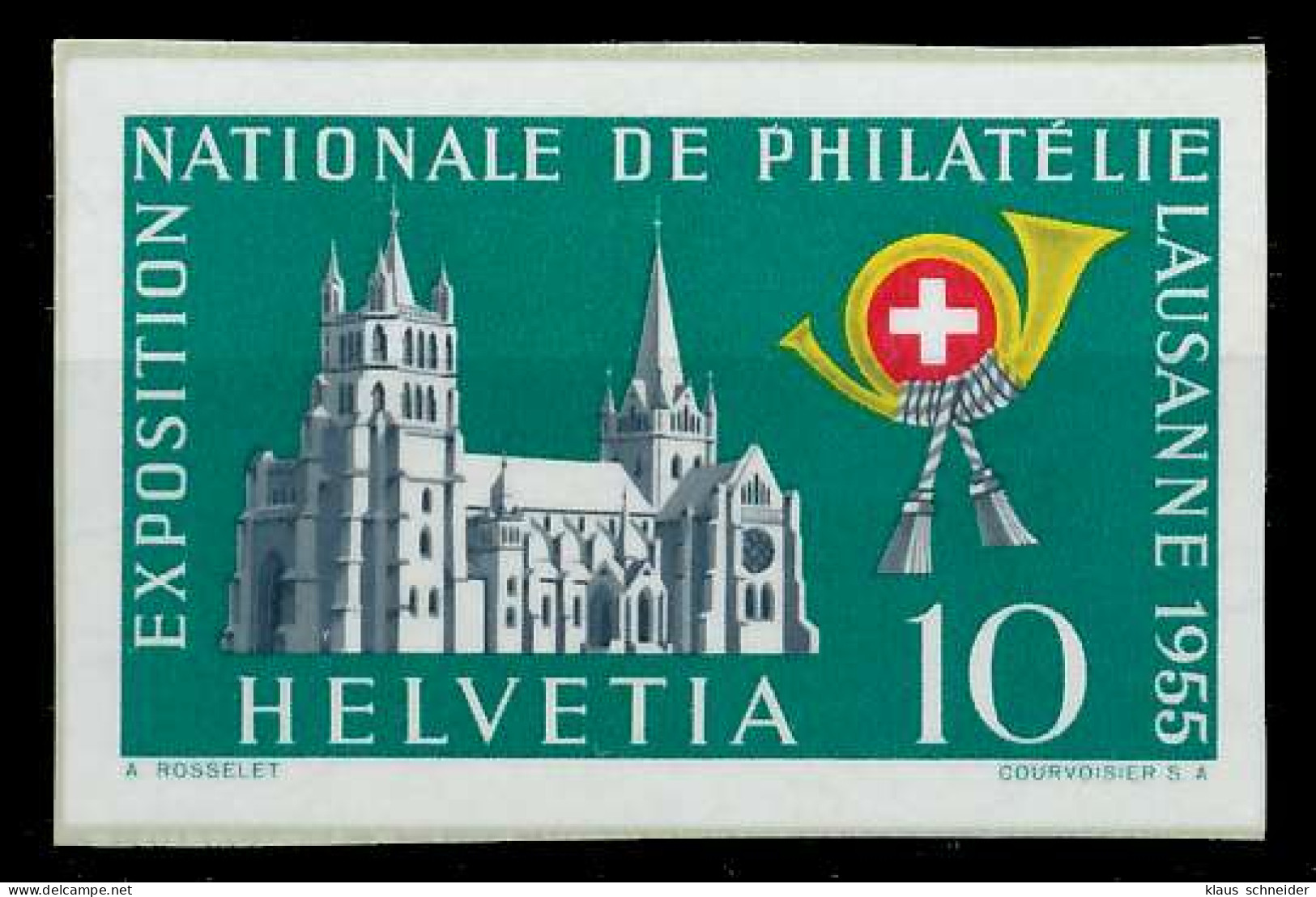 SCHWEIZ 1955 Nr 611 Postfrisch X68372E - Unused Stamps