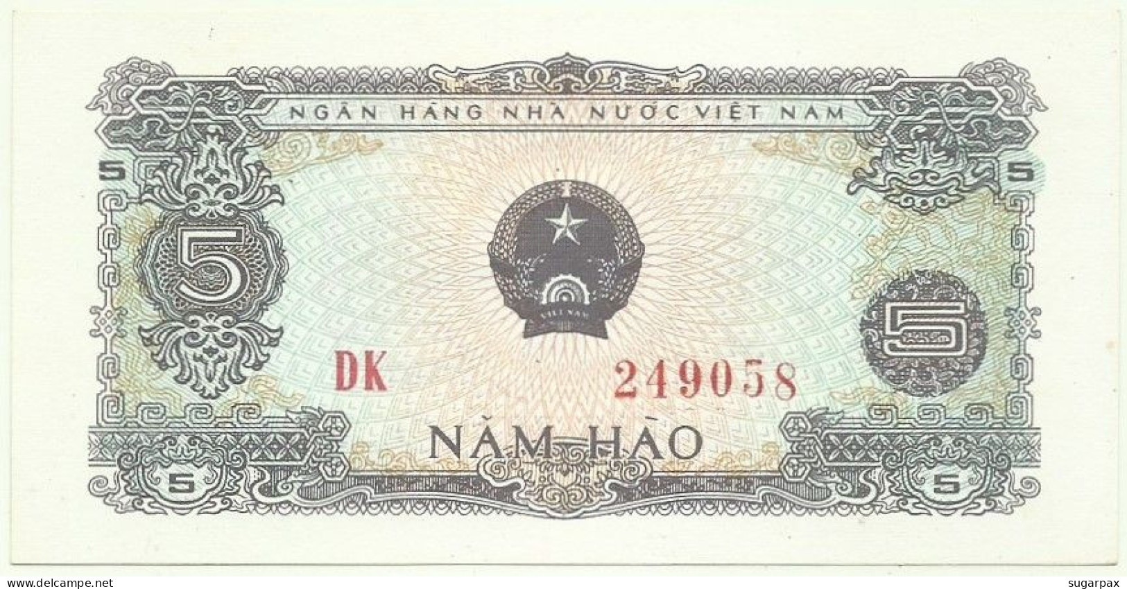 VIETNAM - 5 Hao - 1976 - P 79 - Unc. - Serie DK - VIET NAM - Viêt-Nam