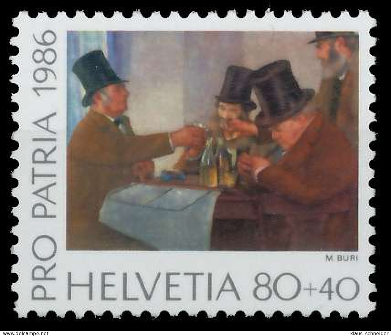 SCHWEIZ PRO PATRIA Nr 1319 Postfrisch S2DA092 - Nuovi