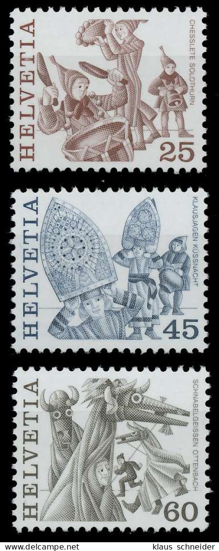 SCHWEIZ 1984 Nr 1280-1282 Postfrisch S2DA0EE - Unused Stamps