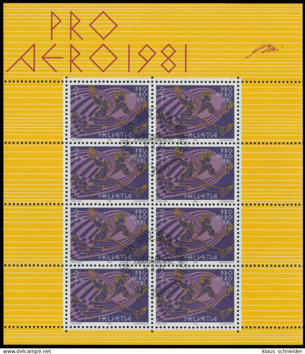 SCHWEIZ FLUGMARKEN Nr 1196 ESST KLEINBG S2DA1EA - Used Stamps