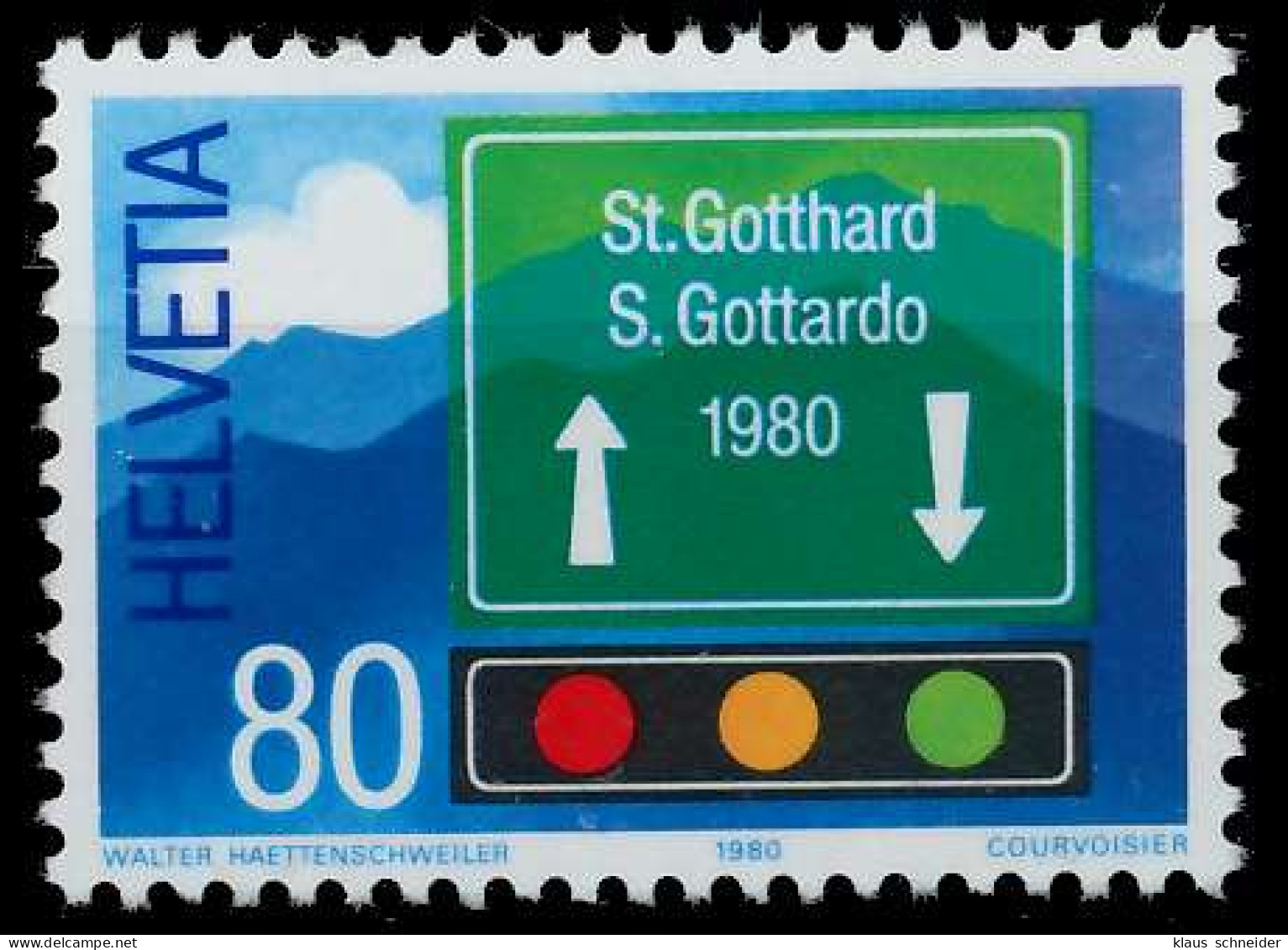 SCHWEIZ 1980 Nr 1186 Postfrisch S2DA216 - Unused Stamps