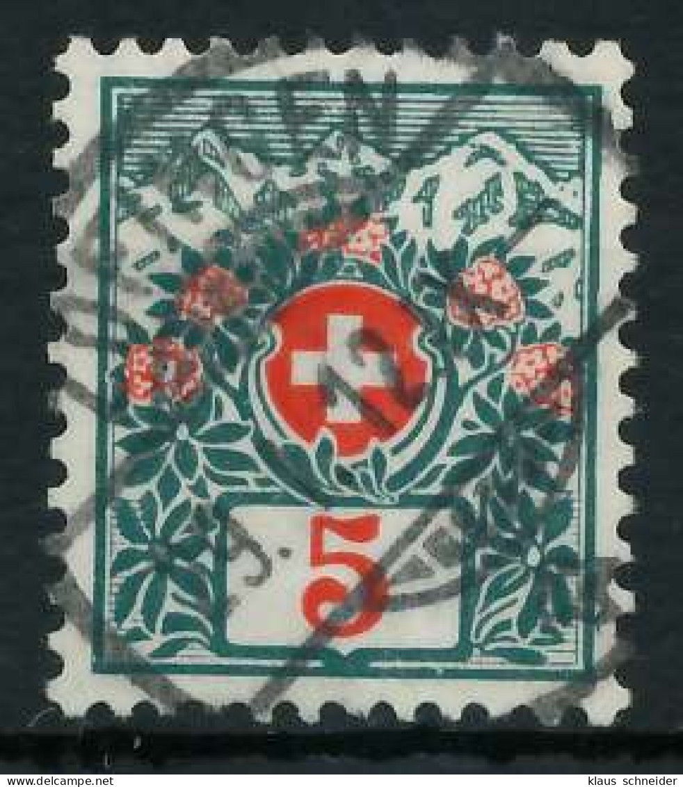 SCHWEIZ PORTOMARKEN 1910-1924 Nr 31 Zentrisch Gestempelt X6B622A - Portomarken