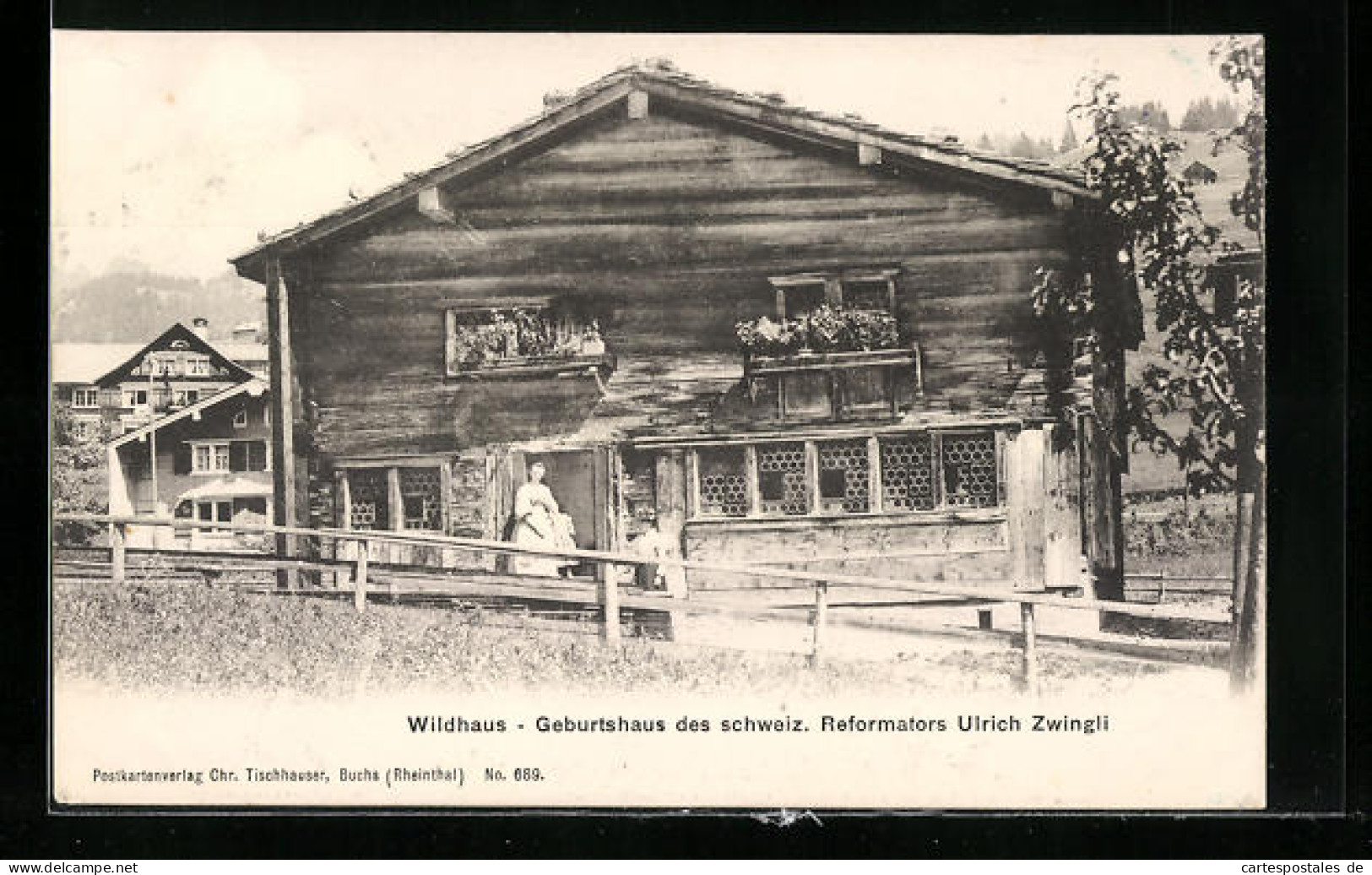 AK Wildhaus, Geburtshaus Des Schweiz. Reformators Ulrich Zwingli  - Wil