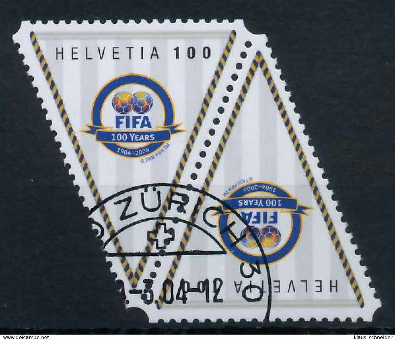 SCHWEIZ 2004 Nr 1864-Zd2 Gestempelt WAAGR PAAR X728FC2 - Used Stamps