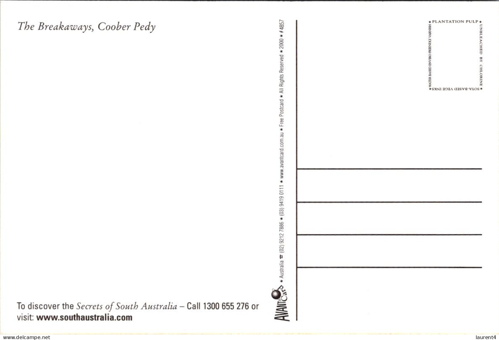 2-4-2024 (4 Y 50) Australia - Outback South Australia - Sonstige & Ohne Zuordnung