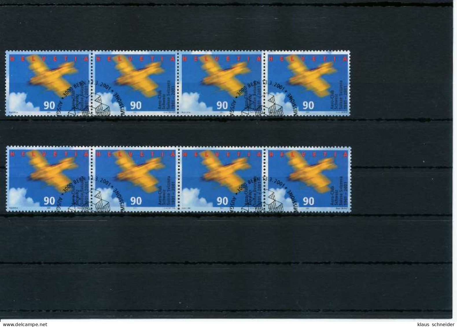 SCHWEIZ 2001 Nr 1747-Zd01-1747-Zd16 Gestempelt X729102 - Usati