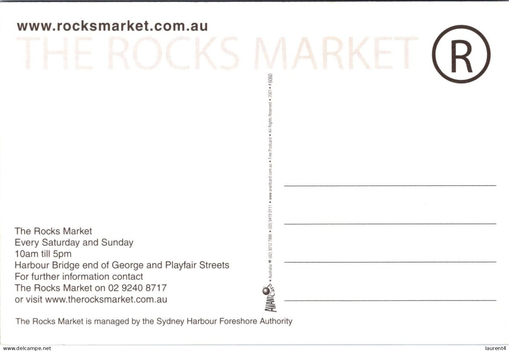 2-4-2024 (4 Y 50) Australia - Sydney Rocks Market - Markets