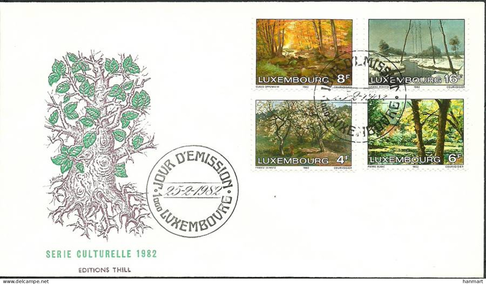Luxembourg 1982 Mi 1046-1049 FDC  (FDC ZE3 LXB1046-1049) - Other