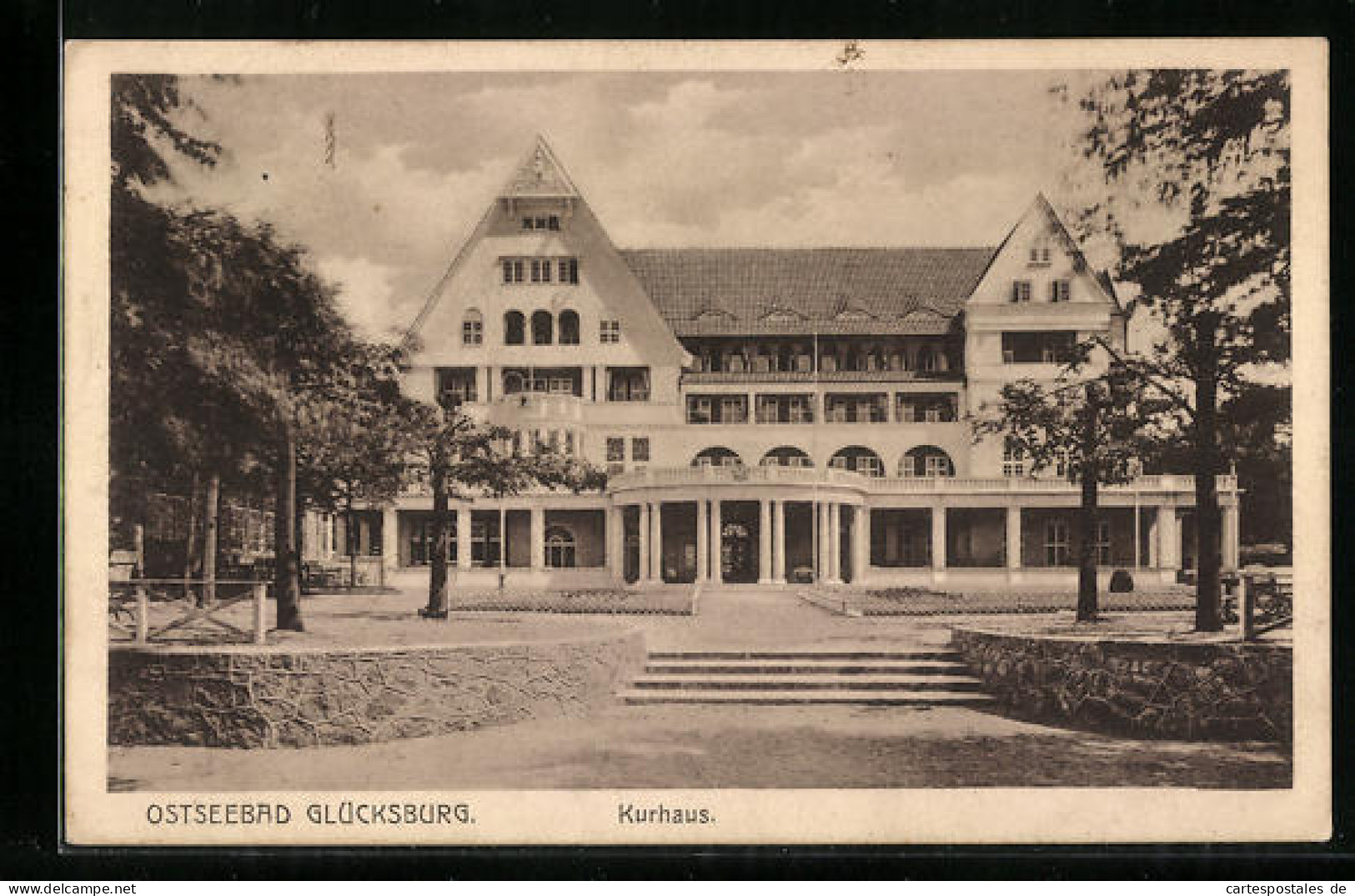 AK Ostseebad Glücksburg, Kurhaus  - Gluecksburg