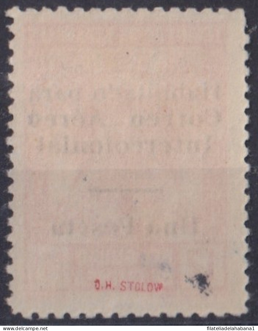 F-EX43193 SPAIN SPANISH GUINEA 1939 EDIFIL 259l ON REVENUE OVERPRINT HIGHT VALUE.  - Guinea Española