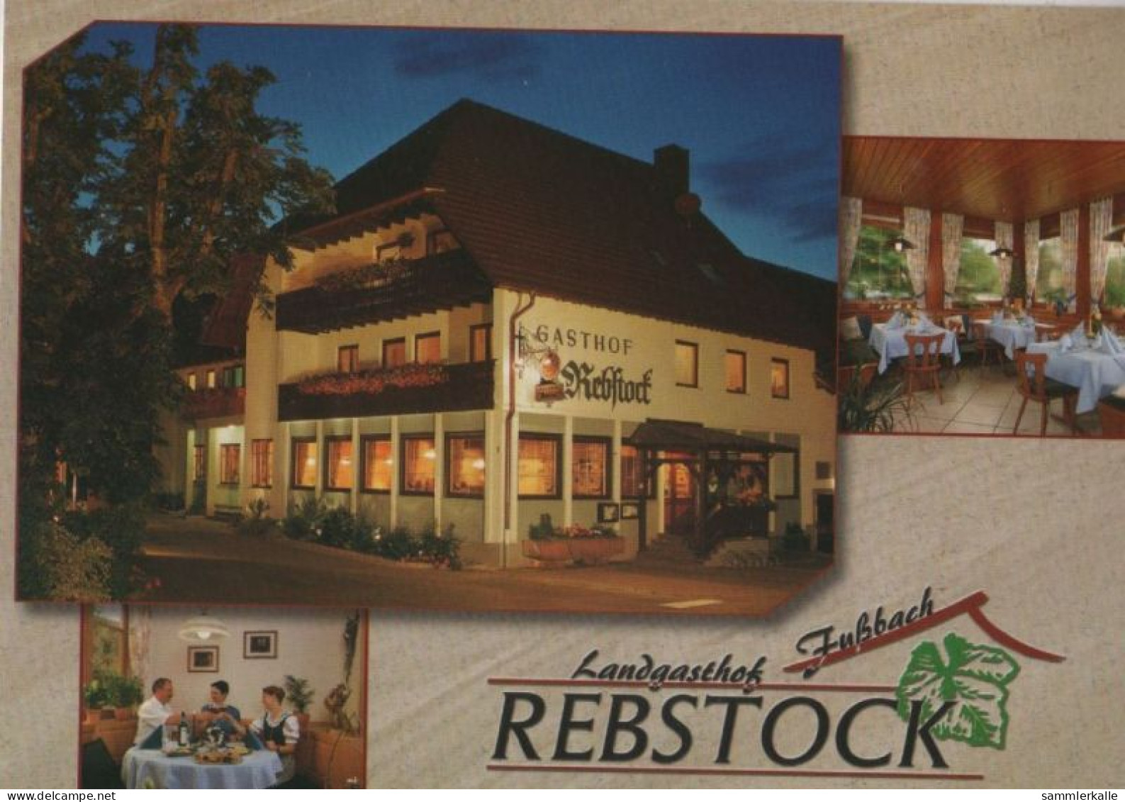 106946 - Gengenbach - Fussbach, Landgasthof Rebstock - Ca. 1995 - Offenburg
