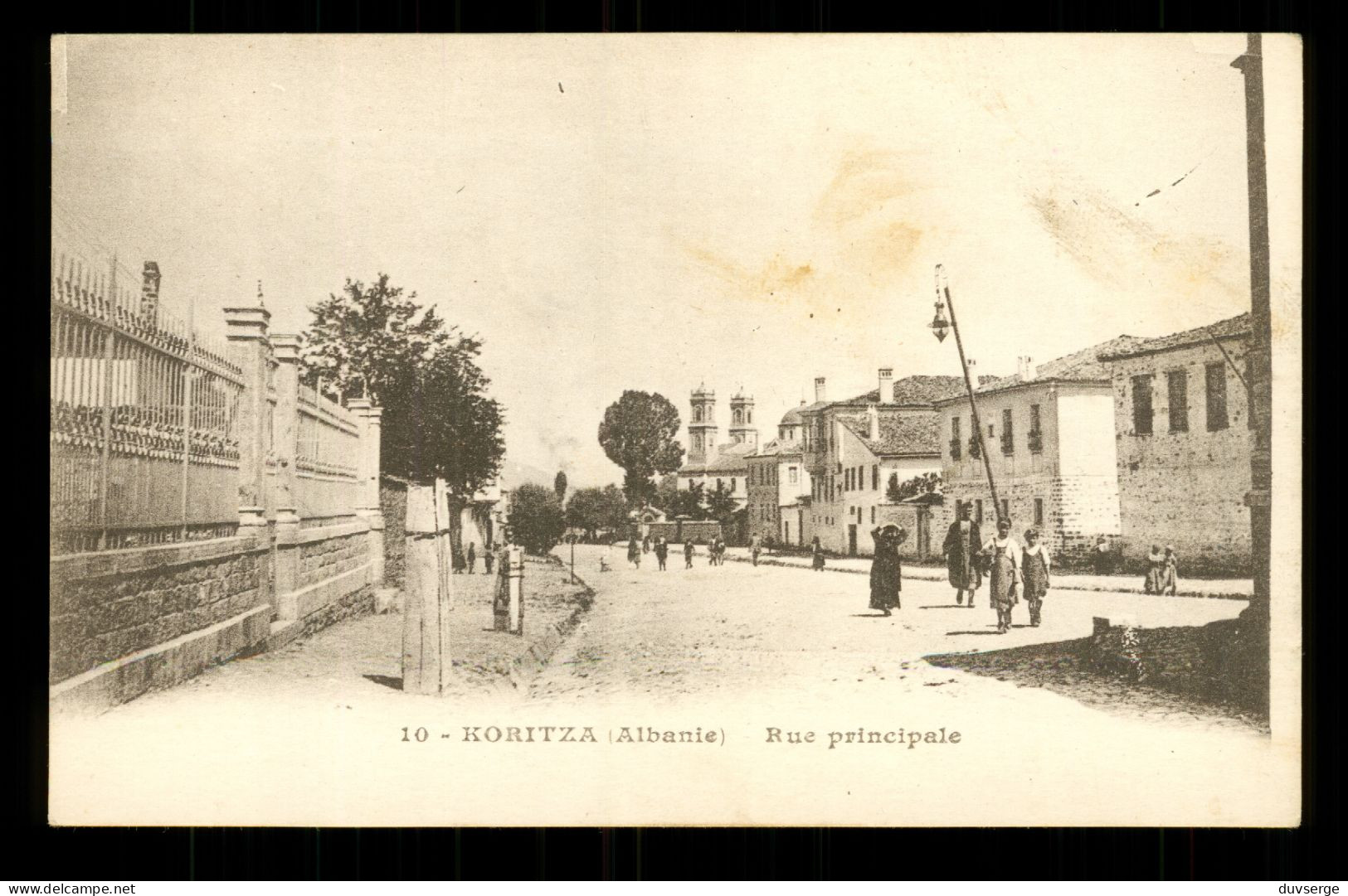 Albania Albanie Koritza Rue Principale - Albanië