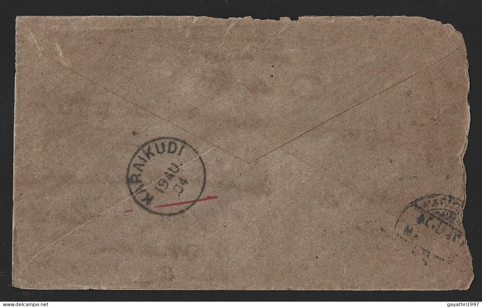 1904 Straits Settlements Stamp On Cover With Paquebot Box Cancellation ( C767) - Straits Settlements