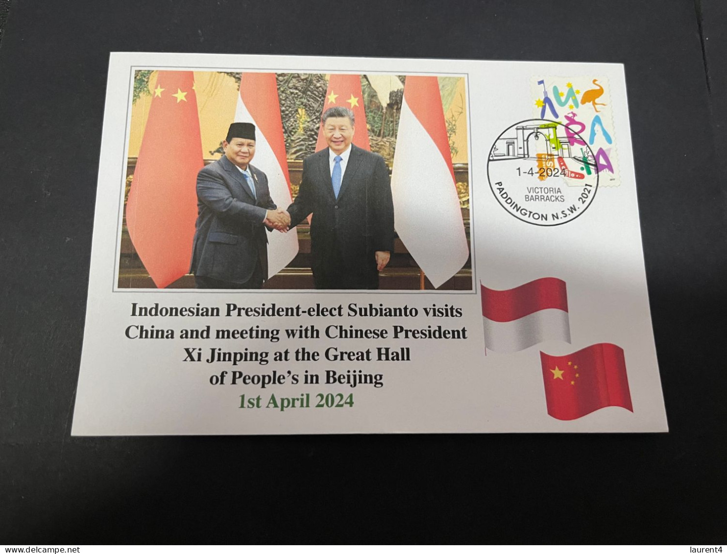 3-4-2024 (4 Y 48) Indonesia President-elect Subianto Meet With Chinese President Xi Jinping During Visit To China - Nauru