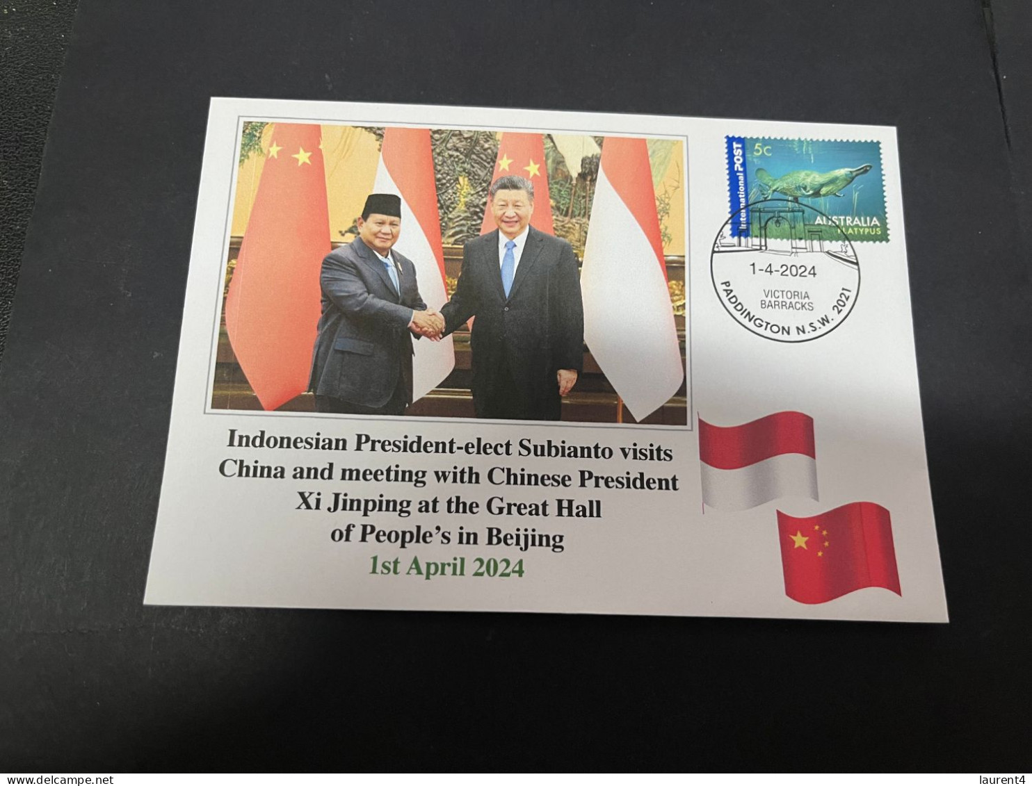 3-4-2024 (4 Y 48) Indonesia President-elect Subianto Meet With Chinese President Xi Jinping During Visit To China - Nauru