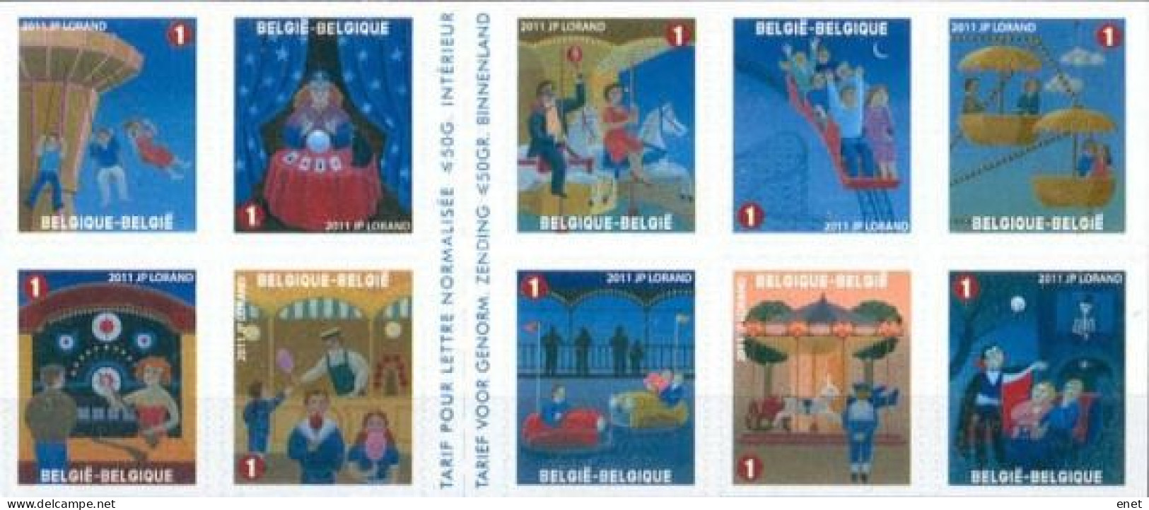 Belgie 2011 - B121 (4115/24) - De Foor / Kermis - Fairy Tales, Popular Stories & Legends