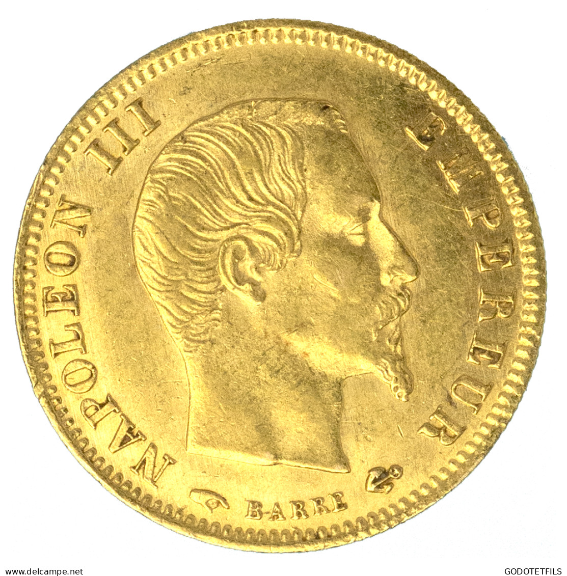 Second-Empire-5 Francs Napoléon III Tête Nue 1856 Paris - 5 Francs (gold)