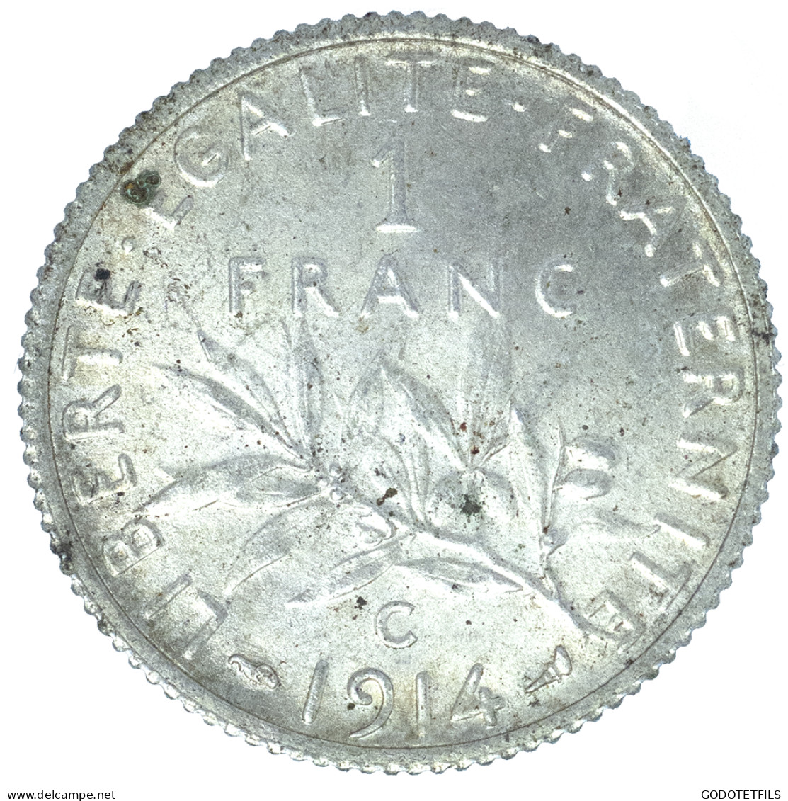 III ème République-1 Franc Semeuse 1914 Castelsarrasin - 1 Franc