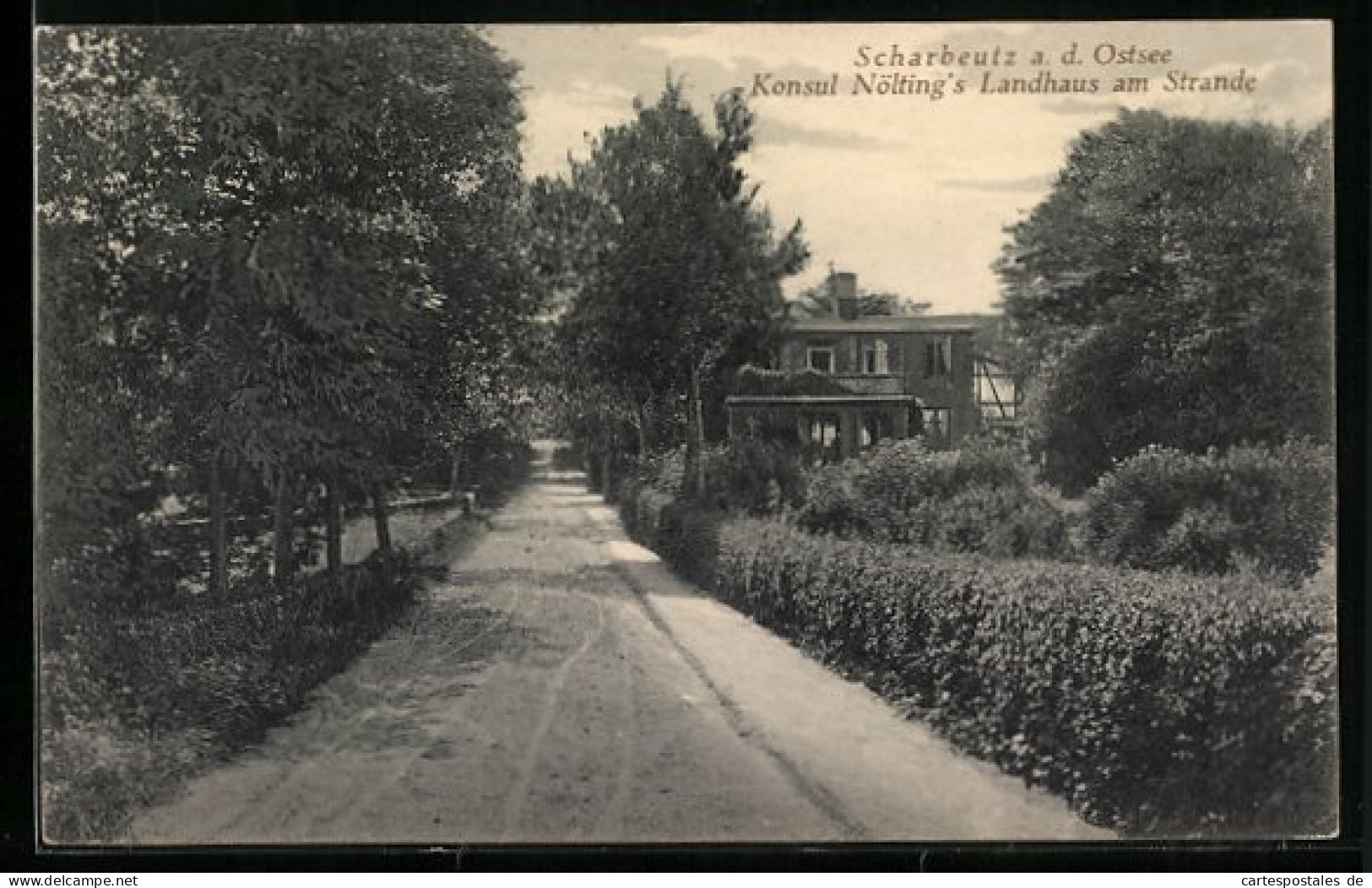 AK Scharbeutz, Konsul Nölting`s Landhaus Am Strande  - Scharbeutz