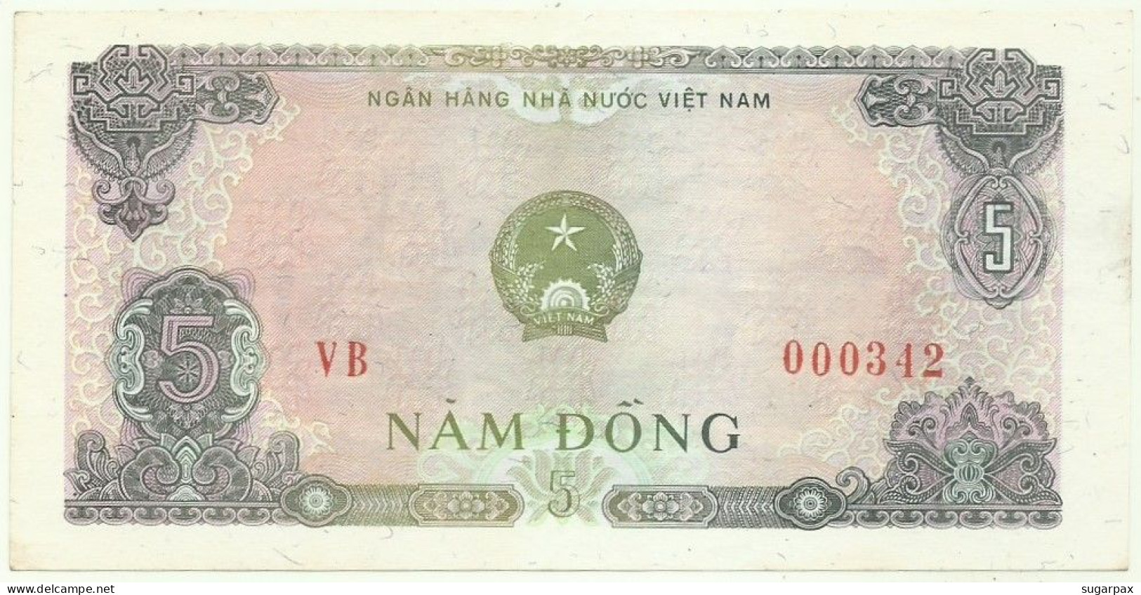 VIETNAM - 5 Dông - 1976 - P 81.a - Serie VB - LOWER NUMBER - VIET NAM - Vietnam