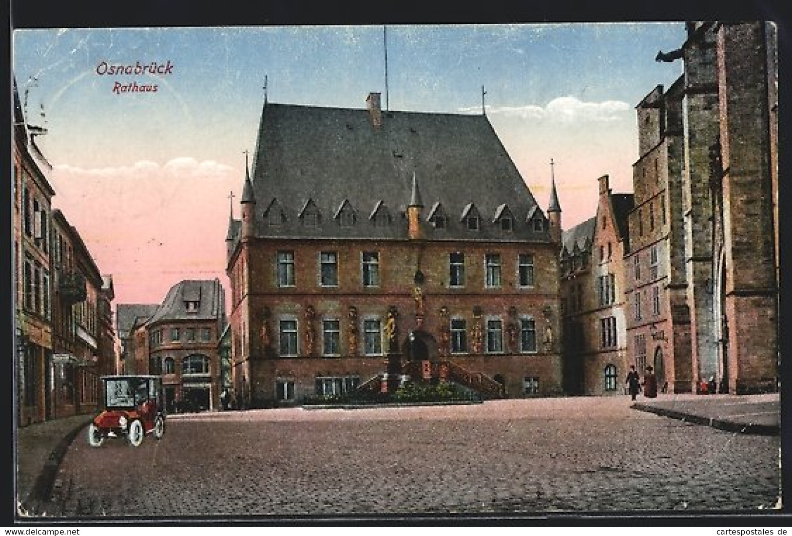 AK Osnabrück, Rathaus  - Osnabrueck