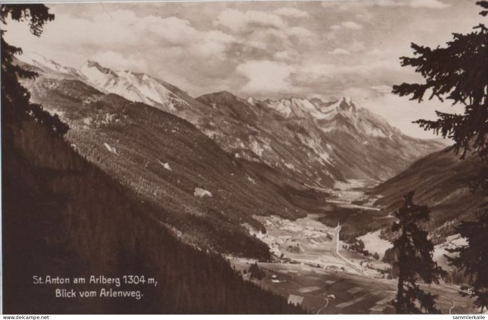 87225 - Österreich - St. Anton - Blick Vom Arlenweg - Ca. 1940 - St. Anton Am Arlberg