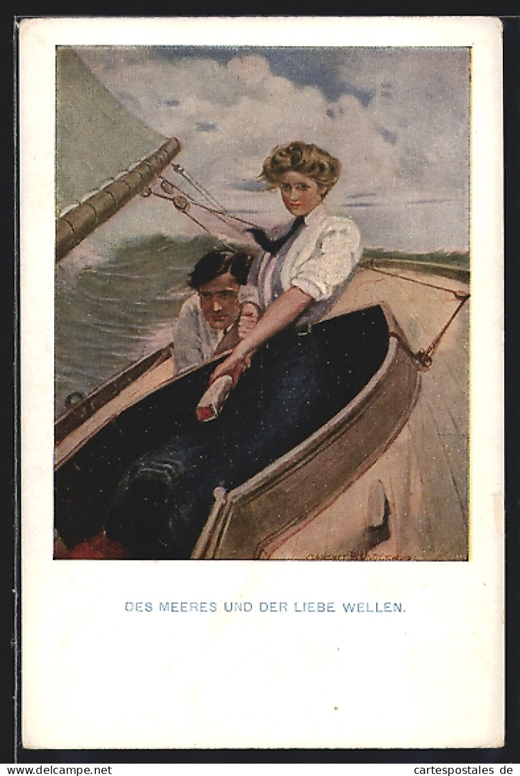 Künstler-AK Clarence F. Underwood: Des Meeres Und Der Liebe Wellen  - Underwood, Clarence F.