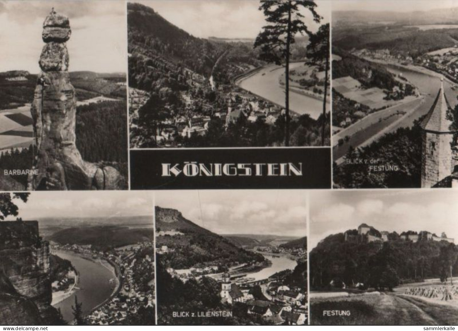 40105 - Königstein - U.a. Blick Von Der Festung - 1974 - Koenigstein (Saechs. Schw.)