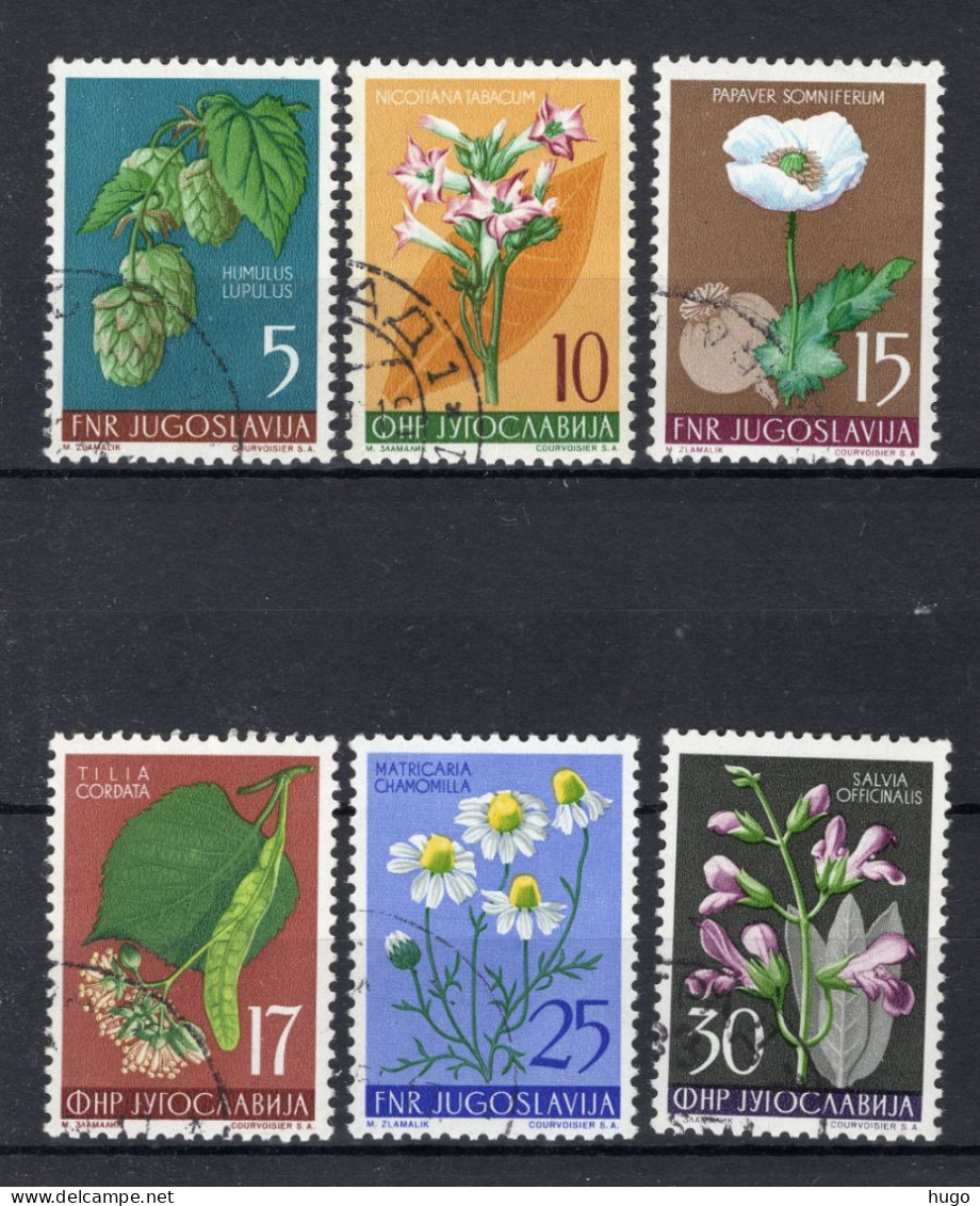 JOEGOSLAVIE Yt. 667/672° Gestempeld 1955 - Used Stamps