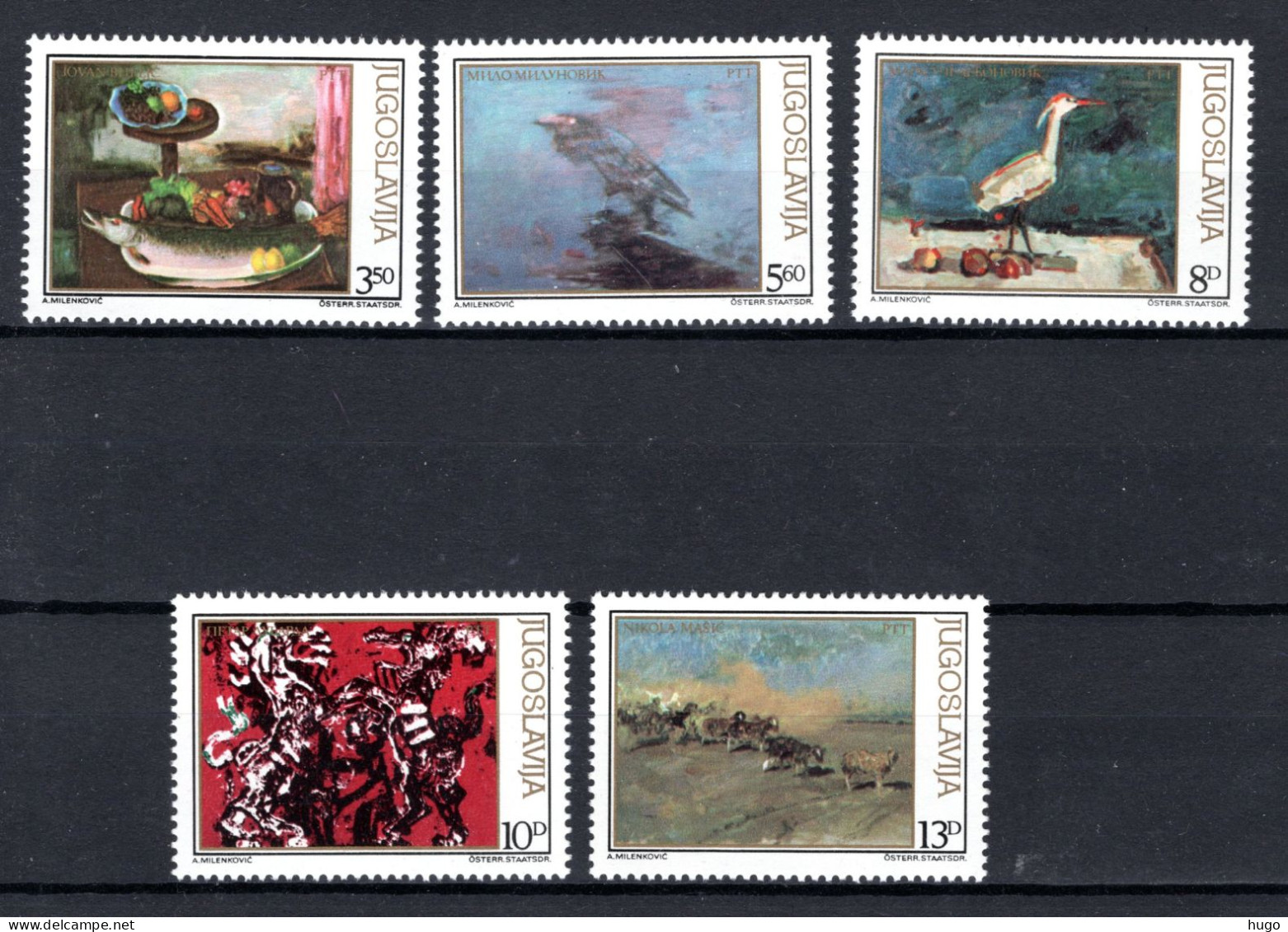 JOEGOSLAVIE Yt. 1796/1800 MNH 1981 - Neufs