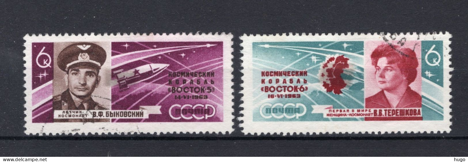 RUSLAND Yt. 2681/2682° Gestempeld 1963 - Oblitérés