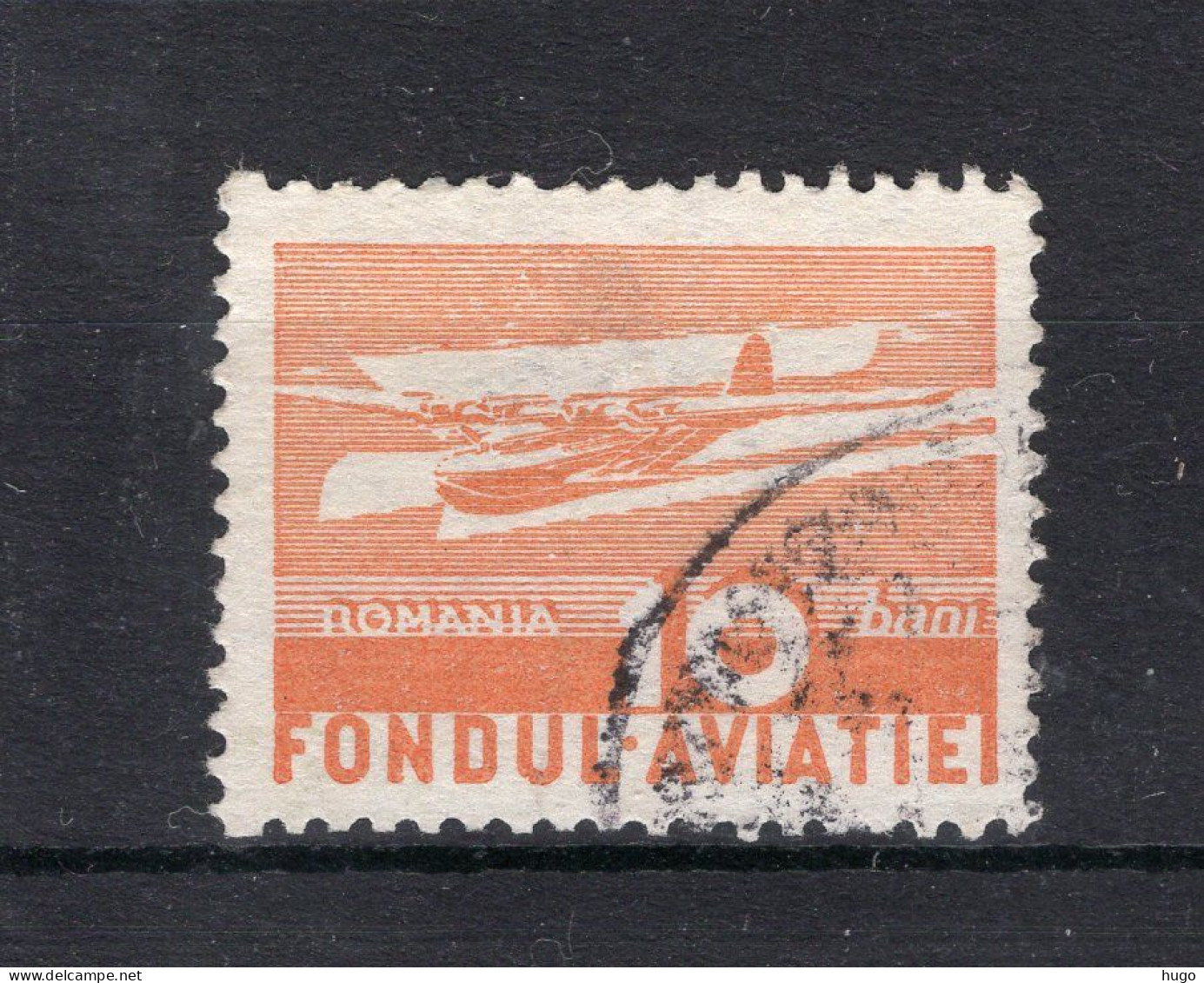 ROEMENIE Yt. PA28° Gestempeld Luchtpost 1937 - Usati