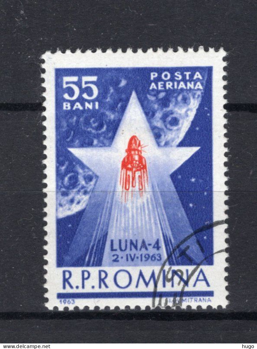 ROEMENIE Yt. PA173° Gestempeld Luchtpost 1963 - Usado