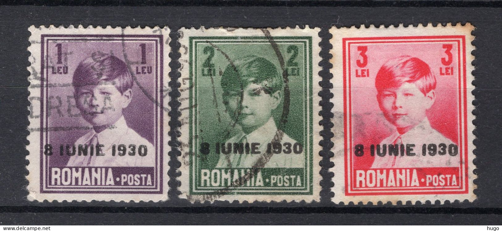 ROEMENIE Yt. 383/385° Gestempeld 1930 - Gebraucht