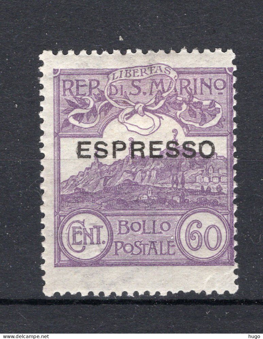 SAN MARINO Yt. E2 MH Express Zegel 1923 - Francobolli Per Espresso
