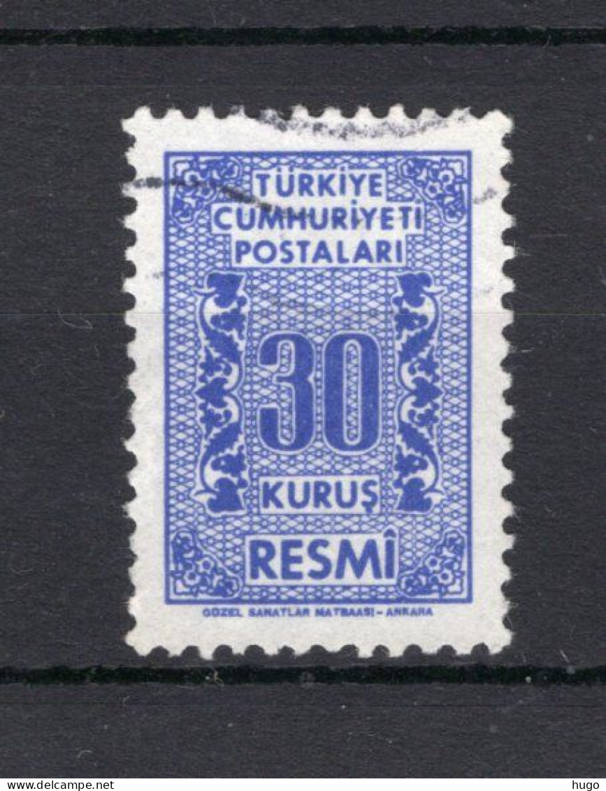 TURKIJE Yt. S79° Gestempeld Dienstzegel 1962 - Francobolli Di Servizio