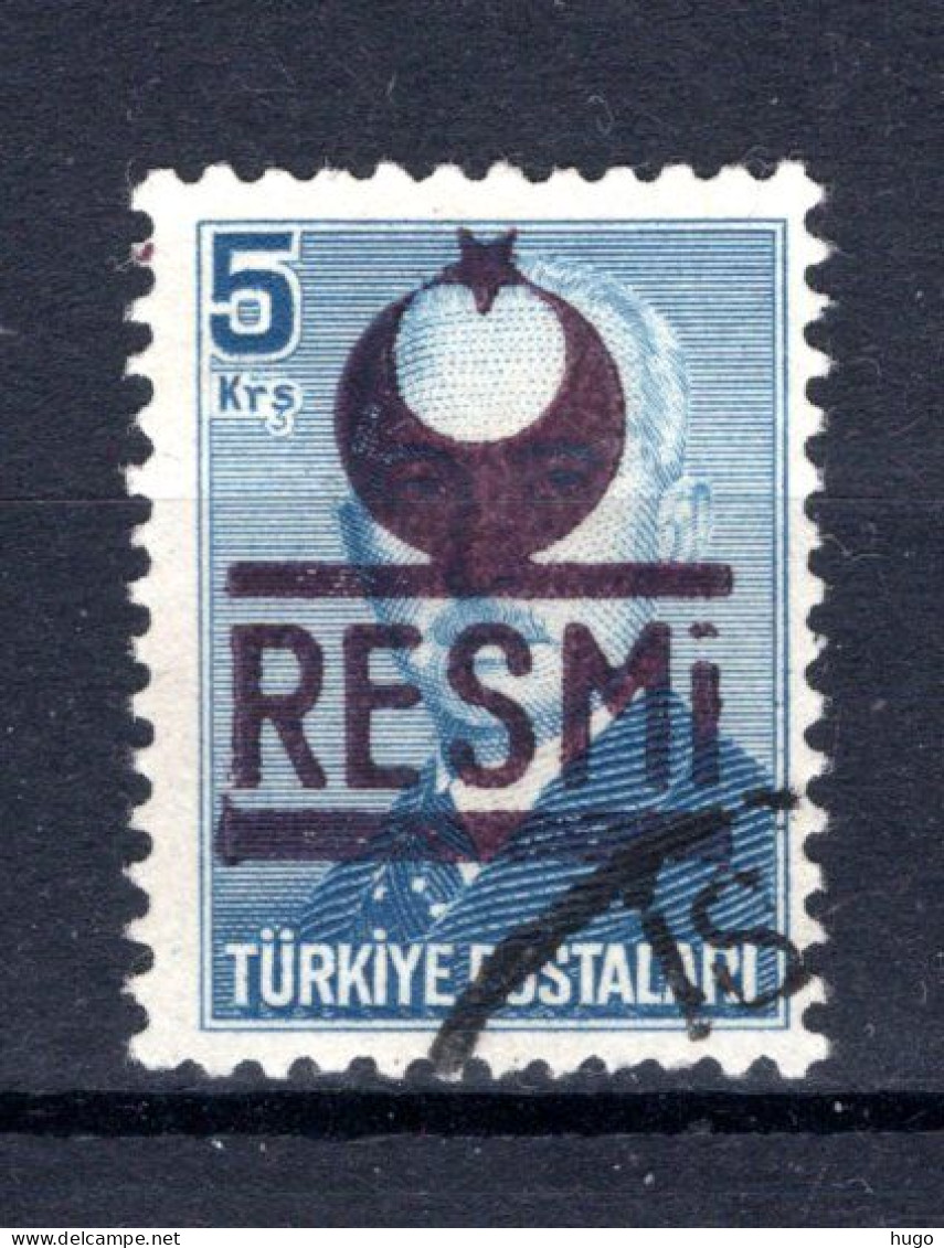 TURKIJE Yt. S14° Gestempeld 1951 - Timbres De Service