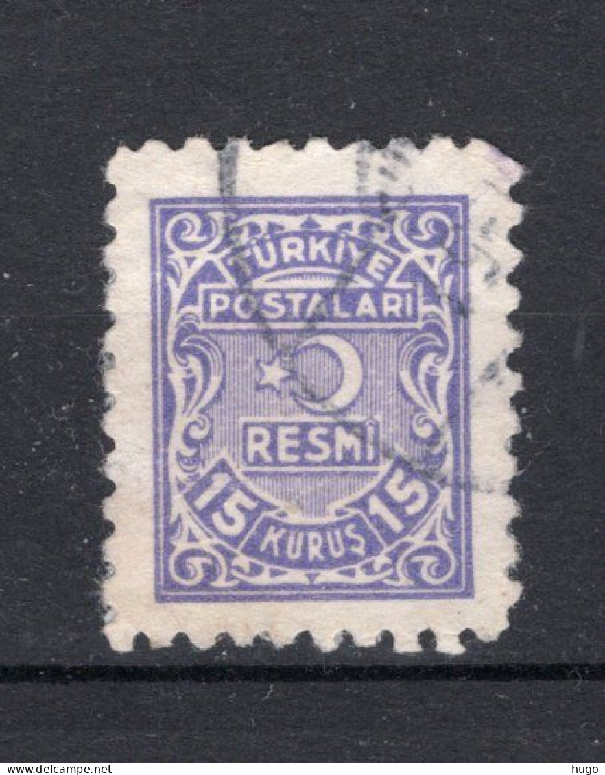 TURKIJE Yt. S7° Gestempeld Dienstzegel 1949 - Timbres De Service
